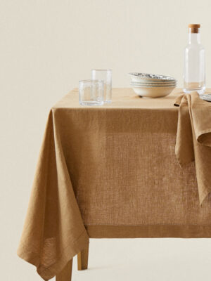 Vintage Linen Tablecloth