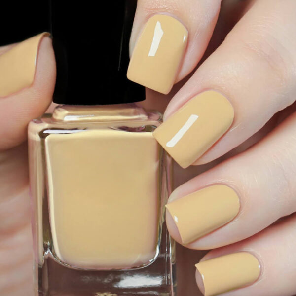 Pastel Yellow Cream Polish